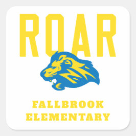 Lion Pride Vierkante Sticker