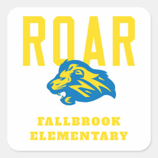 Lion Pride Vierkante Sticker