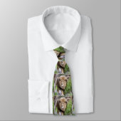Lion Print Mannen Necktie Stropdas (Gebonden)