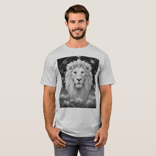 Lion print T-shirt (Voorkant volledig)