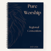 Lion Pure Worship Conventon 2025-2026 Notitieboek (Voorkant)