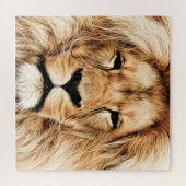 Lion Puzzle Face Legpuzzel (Horizontaal)