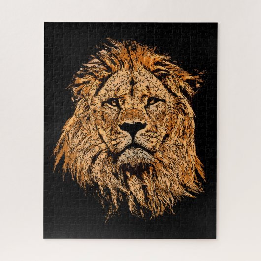 Lion Puzzle Legpuzzel (Verticaal)