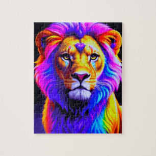 Lion Puzzle Legpuzzel