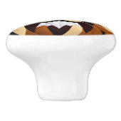 Lion Quilt Keramische Knop (Zijkant)