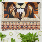 Lion Quilt Theedoek (Gevouwen)