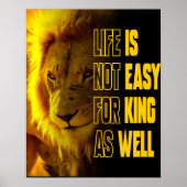 Lion Quote Poster (Voorkant)