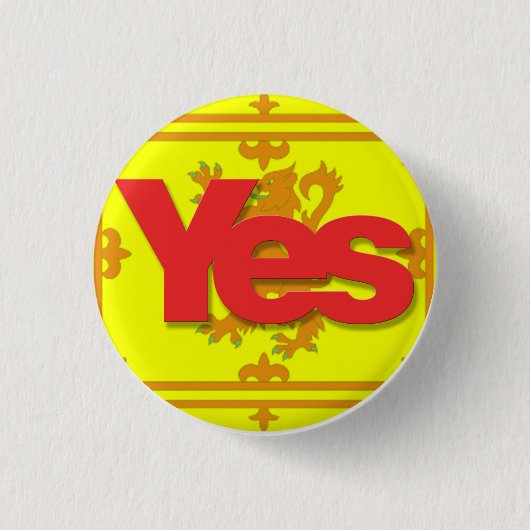 Lion Rampamt Yes Badge Ronde Button 3,2 Cm (Voorkant)