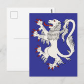 Lion Rampant Argent Briefkaart (Voorkant / Achterkant)