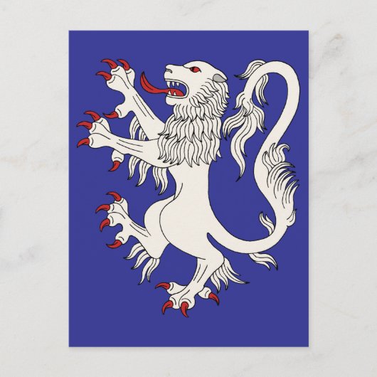 Lion Rampant Argent Briefkaart (Voorkant)