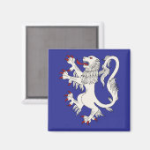 Lion Rampant Argent Magneet (Voorkant / Achterkant)