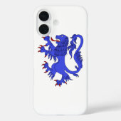 Lion Rampant Azure Case-Mate iPhone Case (Achterkant)