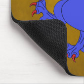 Lion Rampant Azure Muismat (Hoek)