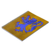 Lion Rampant Azure Notitieboek (Linkerzijde)