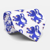 Lion Rampant Azure Stropdas (Opgerold)
