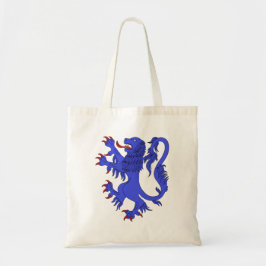 Lion Rampant Azure Tote Bag