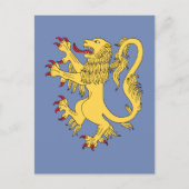 Lion Rampant Briefkaart (Voorkant)