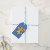Lion Rampant Cadeaulabel (Met Touw)