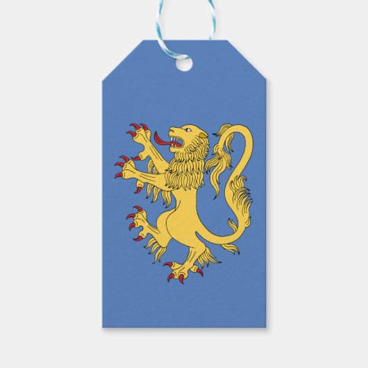 Lion Rampant Cadeaulabel (Voorkant)