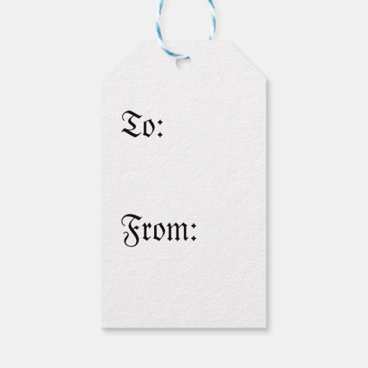 Lion Rampant Cadeaulabel (Achterkant)