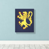 Lion Rampant Canvas Afdruk (Insitu (Houten vloer))