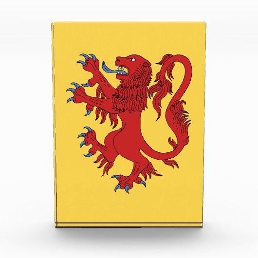 Lion Rampant Gules Fotoblokken (Voorkant)