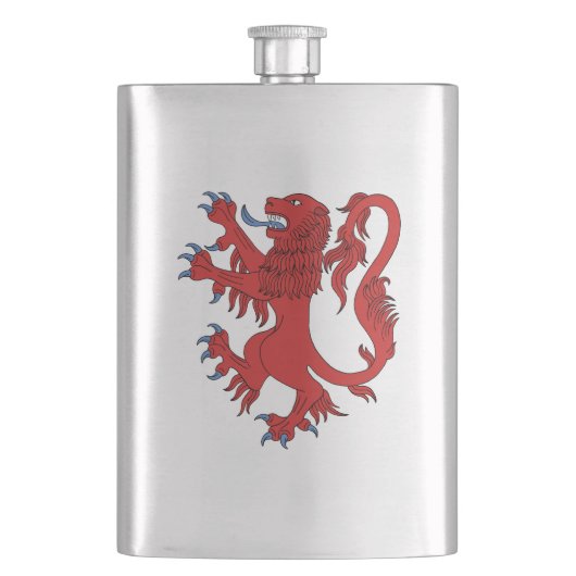Lion Rampant Gules Heupfles (Voorkant)