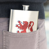 Lion Rampant Gules Heupfles (Voorbeeld)