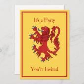 Lion Rampant Gules Kaart (Voorkant / Achterkant)