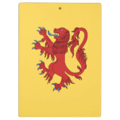 Lion Rampant Gules Klembord (Achterkant)