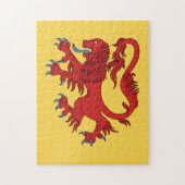 Lion Rampant Gules Legpuzzel (Verticaal)