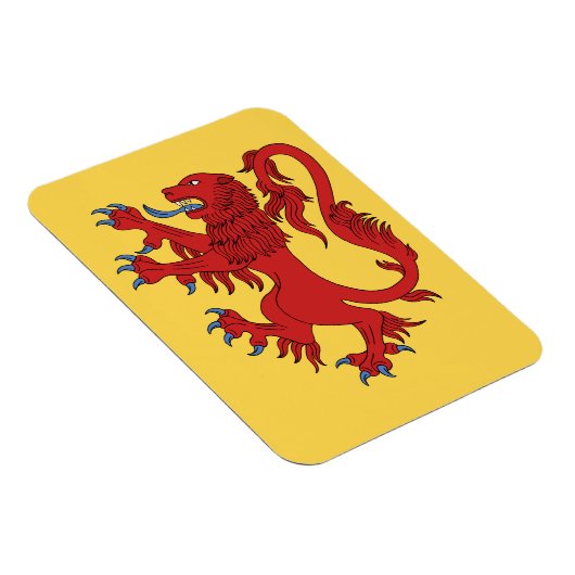 Lion Rampant Gules Magneet (Rechterzijde)