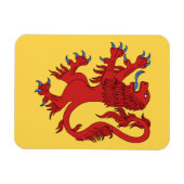 Lion Rampant Gules Magneet (Horizontaal)