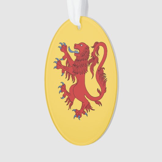 Lion Rampant Gules Ornament (voorkant)