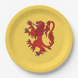 Lion Rampant Gules Papieren Bordje
