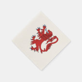 Lion Rampant Gules Servet (Hoek)