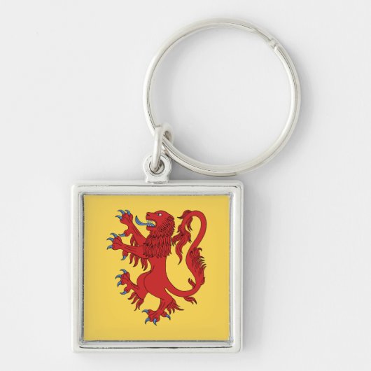 Lion Rampant Gules Sleutelhanger (Voorkant)