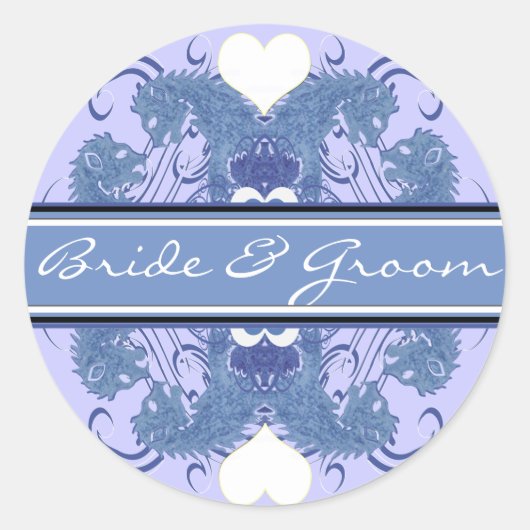 Lion Rampant Lions Ronde Sticker (Voorkant)