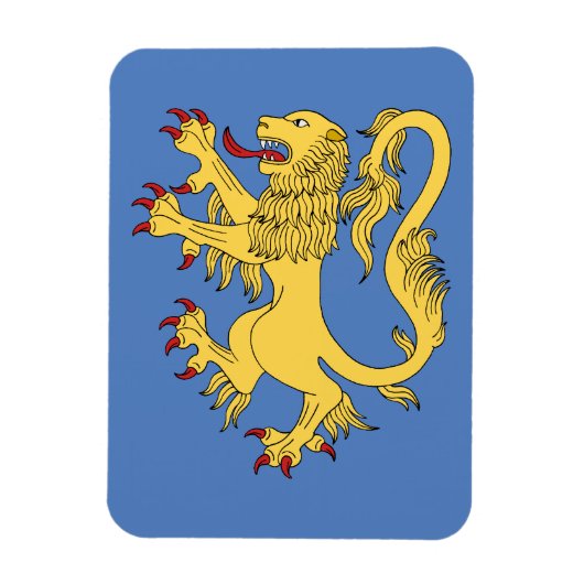 Lion Rampant Magneet (Verticaal)
