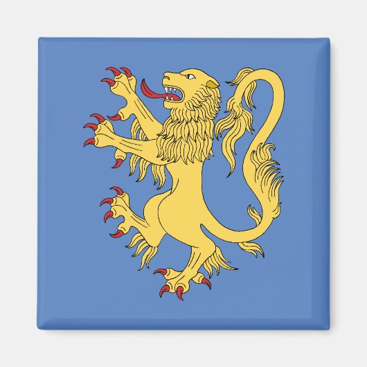Lion Rampant Magneet (Voorkant)