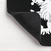 Lion Rampant met Sword Heraldry Mousepad Muismat (Hoek)