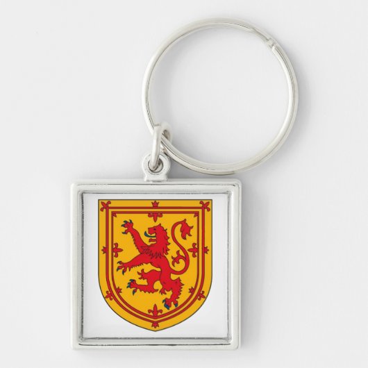 Lion Rampant op Gold Sleutelhanger (Voorkant)