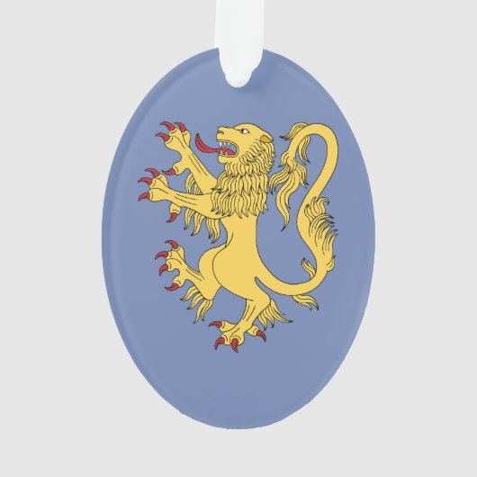Lion Rampant Ornament (achterkant)
