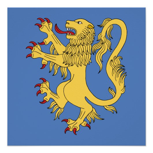 Lion Rampant Poster (Voorkant)