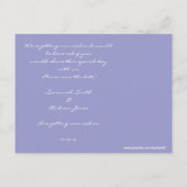 Lion Rampant Renaissance Wedding Aankondigingskaart (Achterkant)