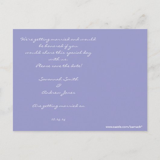 Lion Rampant Renaissance Wedding Aankondigingskaart (Achterkant)