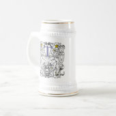 Lion Rampant Renaissance Wedding Bierpul (Voorkant links)