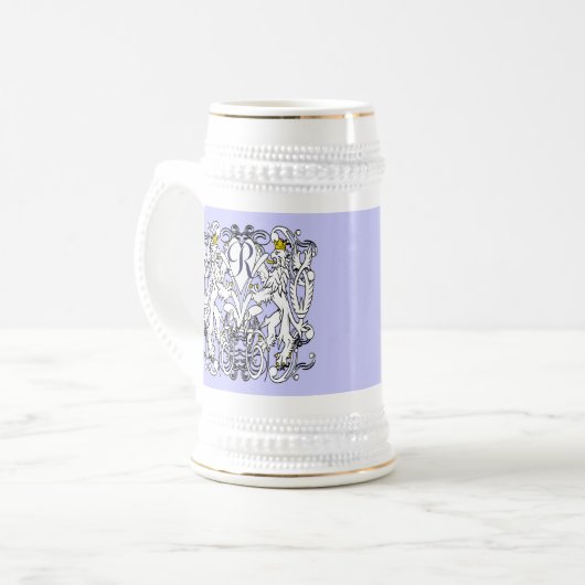 Lion Rampant Renaissance Wedding Bierpul (Voorkant links)