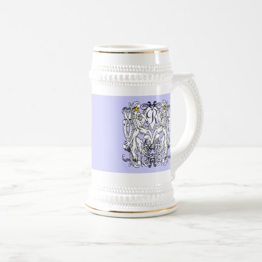 Lion Rampant Renaissance Wedding Bierpul (Voorkant rechts)