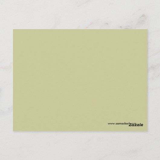 Lion Rampant Renaissance Wedding Briefkaart (Achterkant)